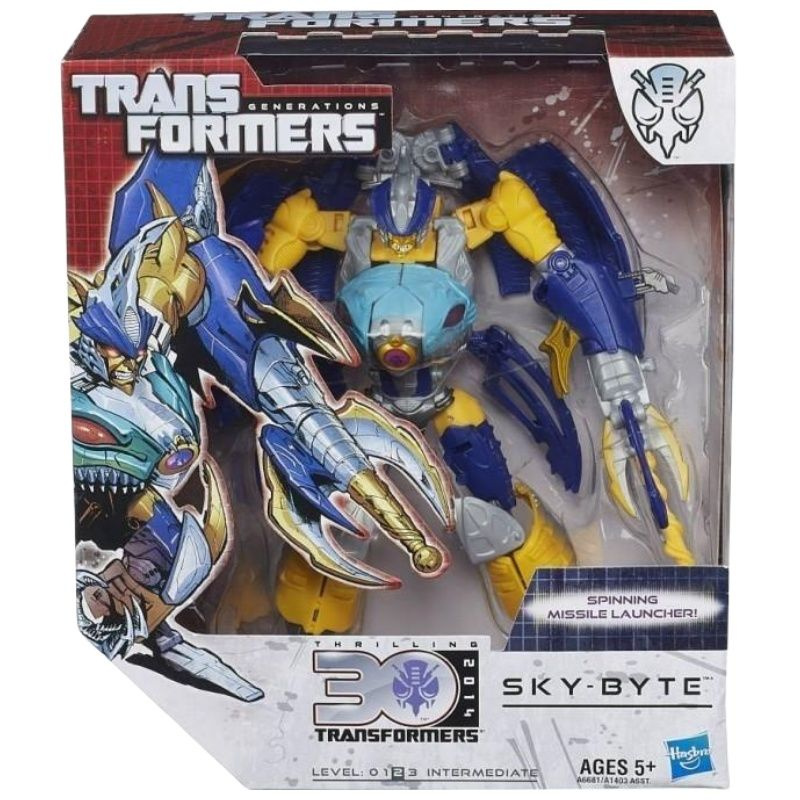 Трансформеры игрушки Hasbro 2014 Transformers Thrilling 30 Voyager Class Syk-Byte #1