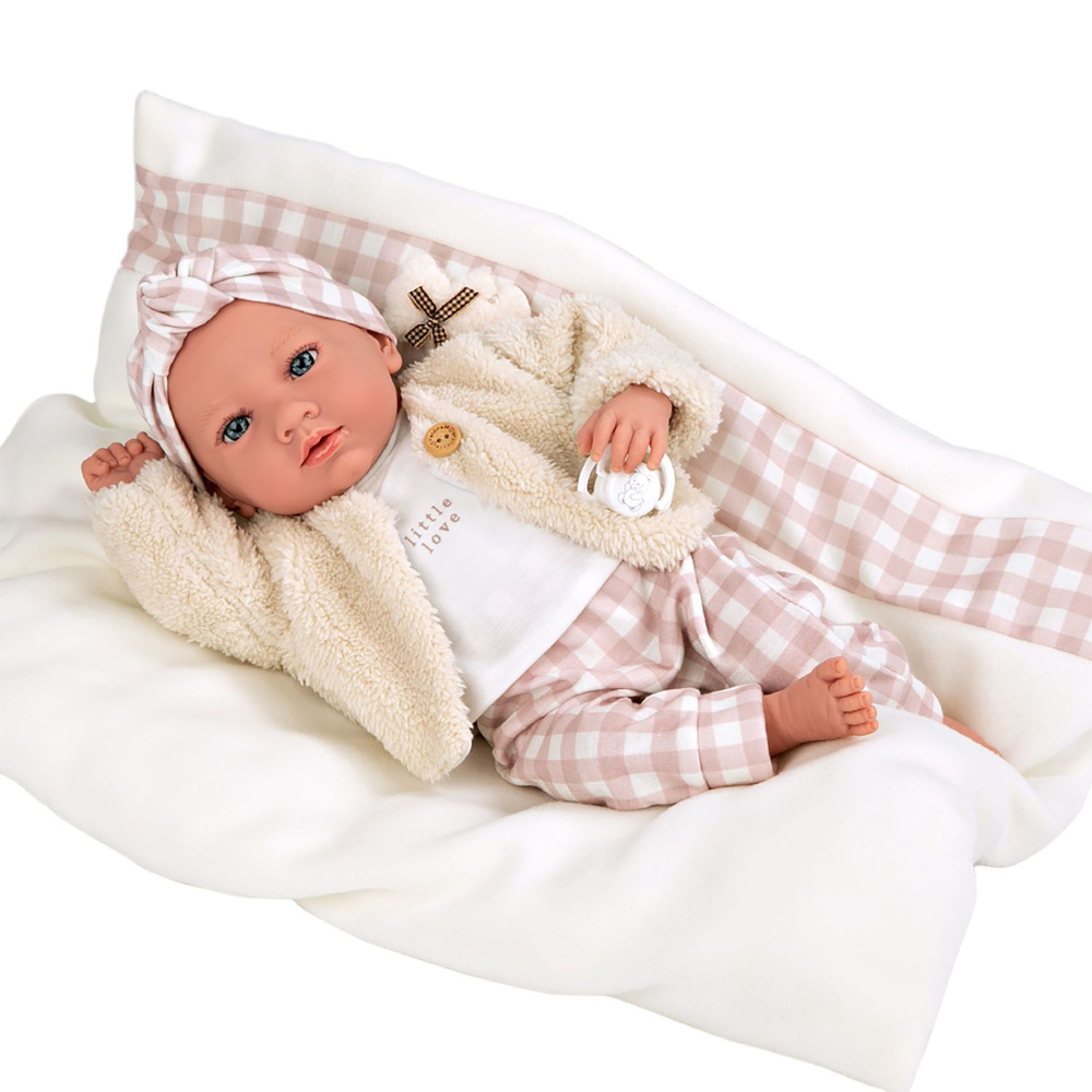 Кукла реборн 40 см Испания ARIAS, мягкая с виниловыми, силиконовыми конечностями, реалистичная, младенец, #1
