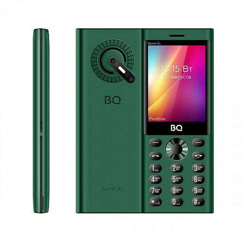 Телефон BQ 2832 Barrel XL Green/Black #1