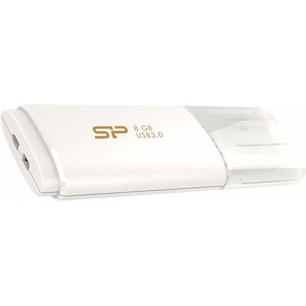 USB Flash накопитель 32Gb Silicon Power Blaze B06 White (SP032GBUF3B06V1W), SP032GBUF3B06V1W  #1