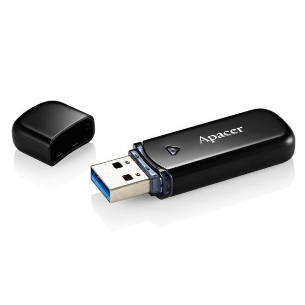 Apacer USB-флеш-накопитель AH355 128GB (AP128GAH355B-1) 128 ГБ, черный #1