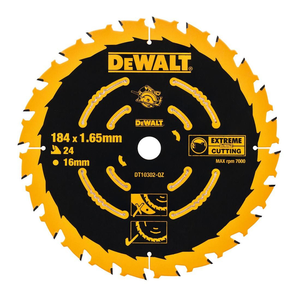 Пильный диск DEWALT EXTREME, 184/16 мм, DT10302 #1