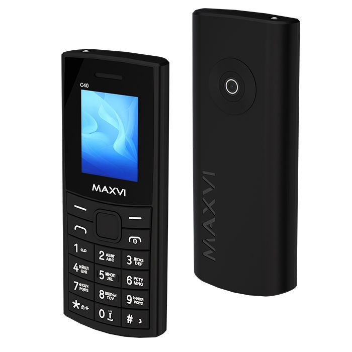 Maxvi Мобильный телефон с40, черный #1