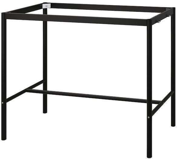 Подстолье IKEA TOMMARYD ТОММАРЮД, 127x67x102 см, антрацит #1