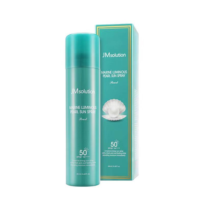 JMSolution Солнцезащитный спрей для лица и тела с морскими минералами Marine Luminous Pearl Sun Spray #1