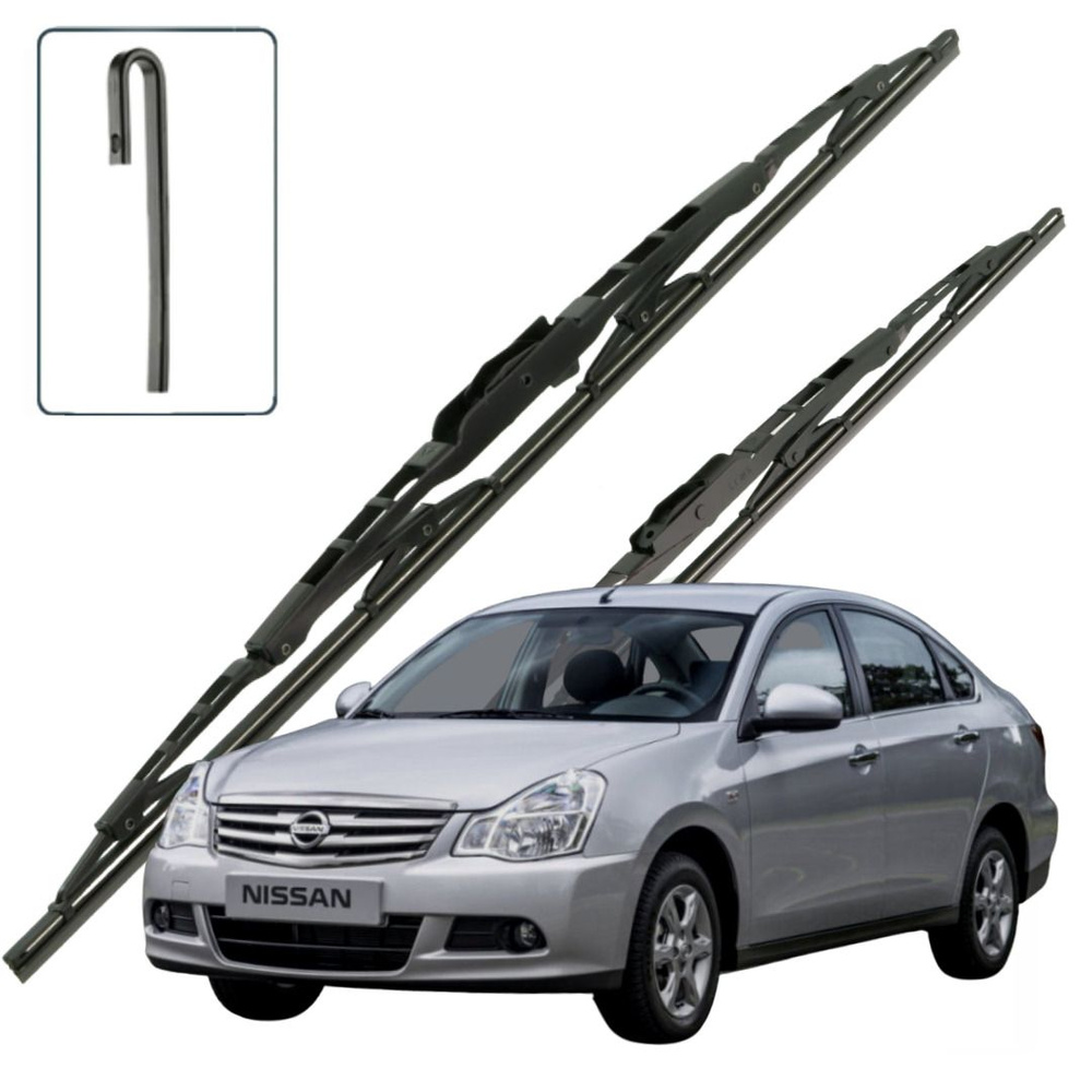 Дворники Nissan Almera (3) G15 Ниссан Алмера Г15 седан 2012 2013 2014 2015 2016 2017 2018 2019 Щетки #1