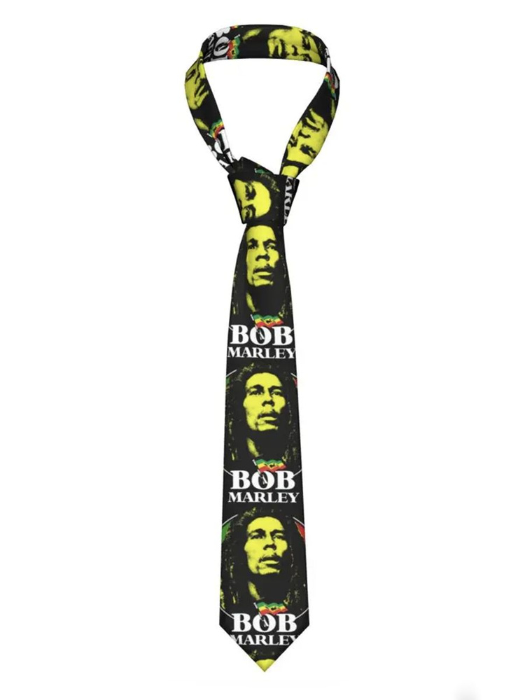 Галстук регги - музыкант Bob Marley Боб Марли #1