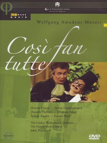 Mozart - Cosi Fan Tutte-John Pritchard. London Philarmonic Orchestra < Arthaus DVD Deu (ДВД Видео 1шт) #1