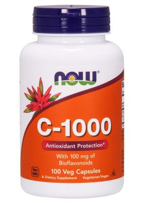 NOW Foods Vitamine C-1000 1000 мг 100 таб #1