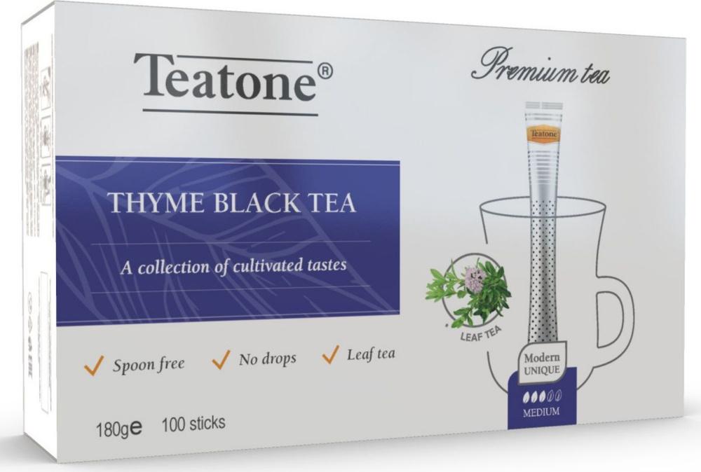 Чай черный Teatone в стиках с чабрецом #1