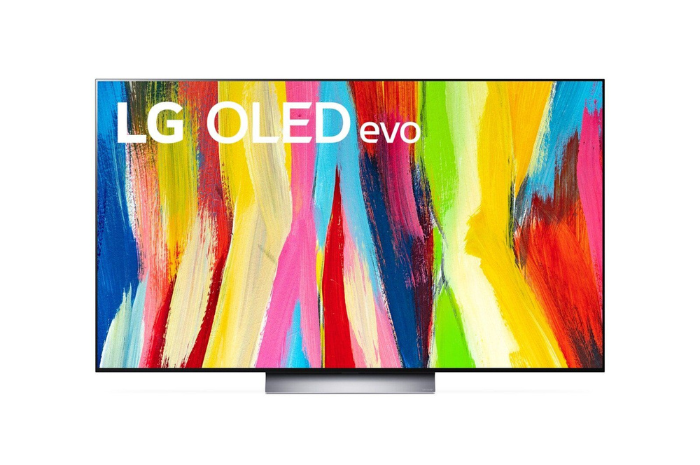 LG Телевизор OLED77C2RLA 77" 4K UHD, серебристый #1