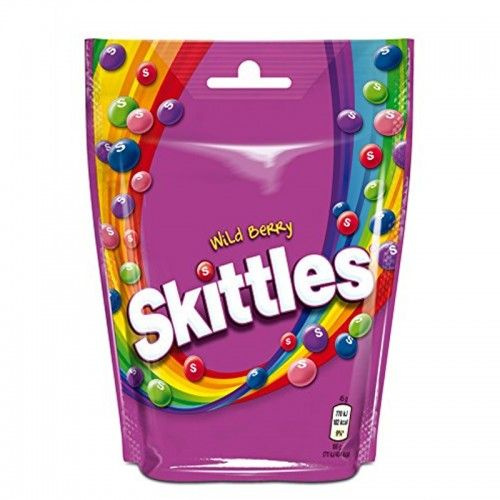 Skittles Wild Berry Flavour 136g, Скитлс Лесные ягоды, драже 136г #1