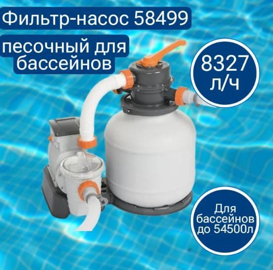 Песочный фильтр насос для бассейна 8327/ч BestWay 58499 #1