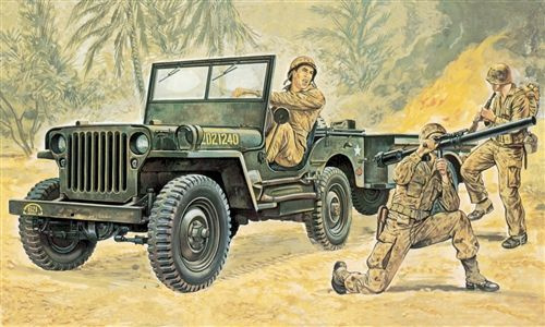 0314 Автомобиль Willys MB Jeep 1/35 #1