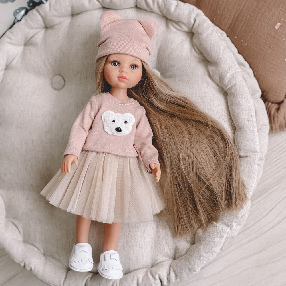 Кофточка + пачка + шапка MILO (без обуви), одежда для куклы Paola Reina 32 см (Паола Рейна)  #1