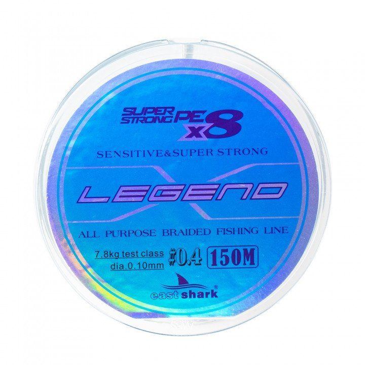 Плетеный шнур EastShark Legend X8 голубой 0.18 мм (15.8 кг), 150 м #1