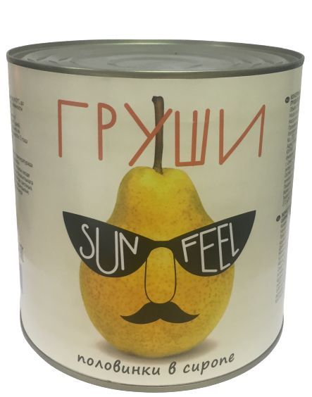 Груши SUNFEEL половинки в сиропе 3100мл #1