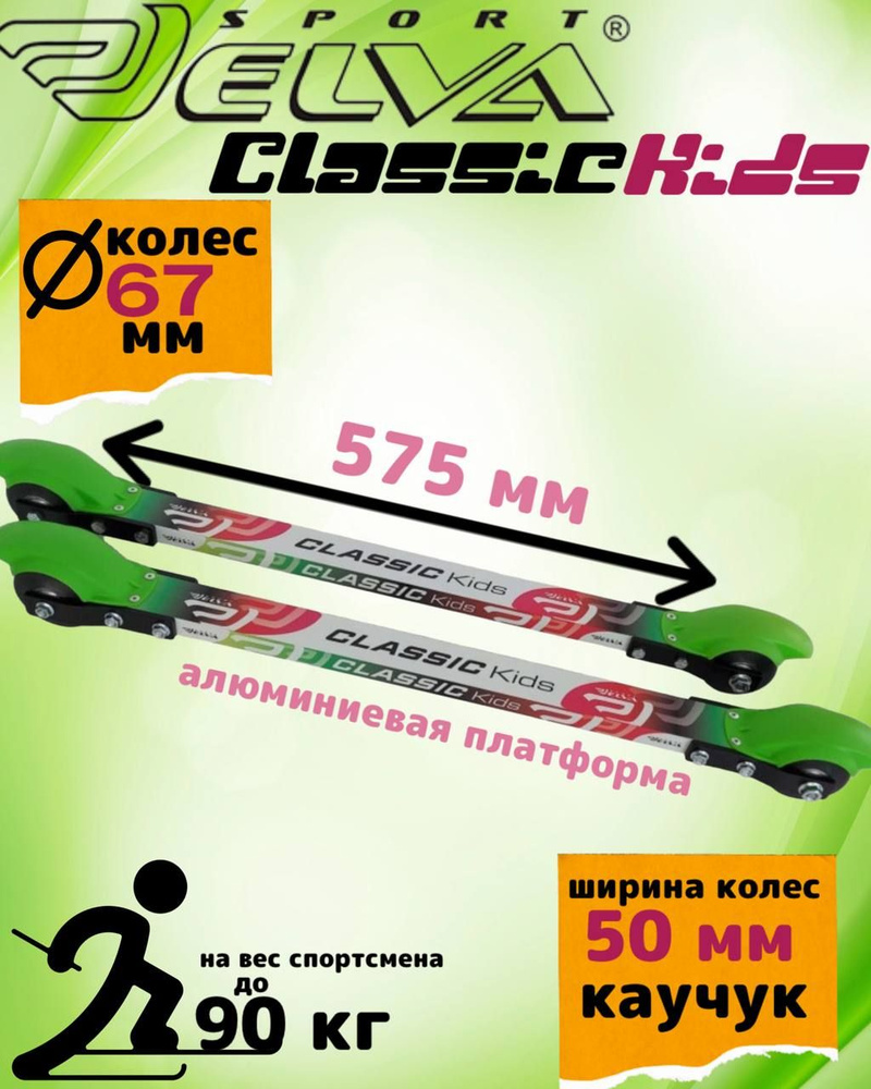 Лыжероллеры ELVA KIDS Classic #1