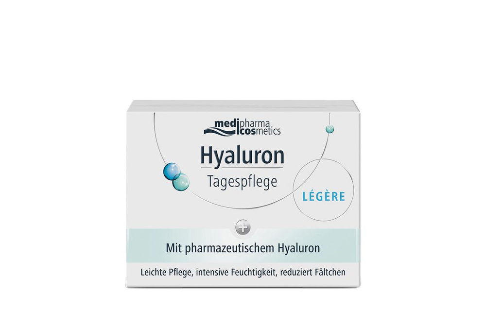 Крем для лица дневной легкий MEDIPHARMA COSMETICS Hyaluron Tagespflege Legere  #1