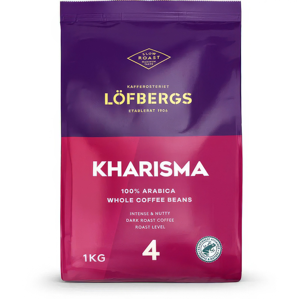 Кофе в зернах LOFBERGS KHARISMA №4, 1000 грамм #1