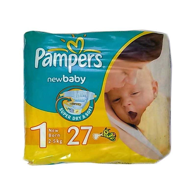 Pampers (Памперс) подгузники New Baby-Dry 1 (2-5 кг) N27 #1