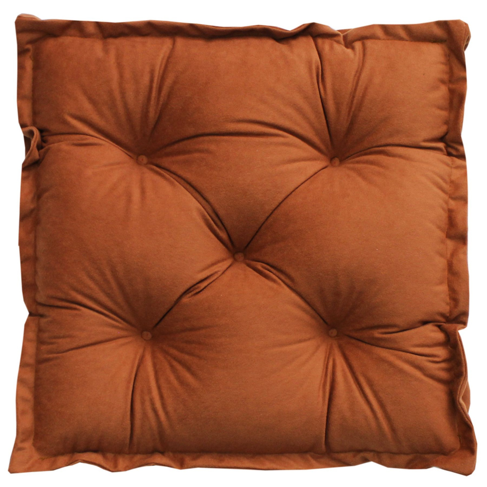 Подушка для сиденья МАТЕХ 2D VELOURS 45*45*8. Цвет красно-коричневый, арт. 51-114  #1