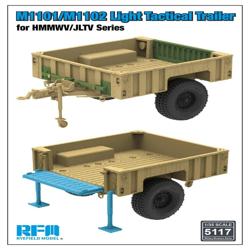 RYEFIELD 5117 1/35 M1101/M1102 Подходит для трактора Для JLTV и сериалов Танки  #1