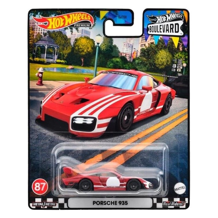 HKF36 Машинка металлическая игрушка Hot Wheels Premium Boulevard коллекционная модель премиальная Porsche #1