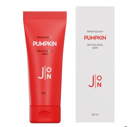 J:ON Ночная маска с экстрактом тыквы Pumpkin Revitalizing Skin Sleeping Pack  #1