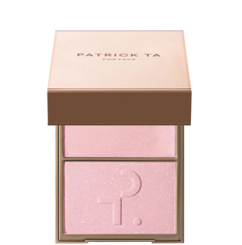 PATRICK TA Палетка хайлайтеров Major Glow Creme & Powder Light Reflecting Translucent Highlighter Duo #1