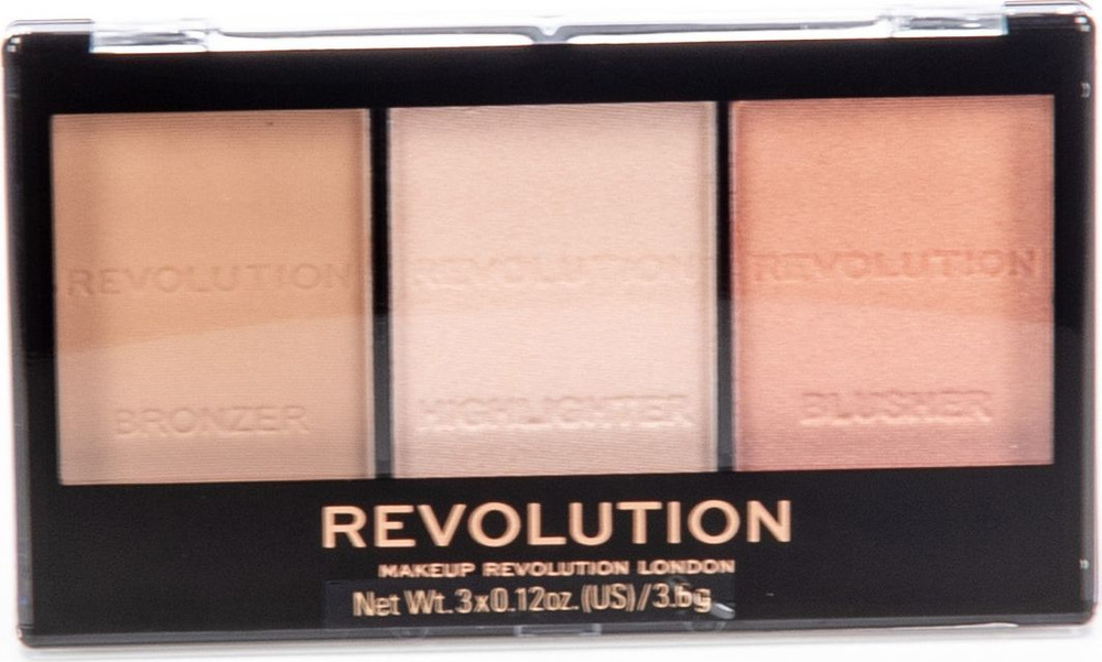 Makeup Revolution / Мейкап Революшн Скульптор для лица Ultra Sculpt & Contour Kit палетка, тон бежево-розовый, #1