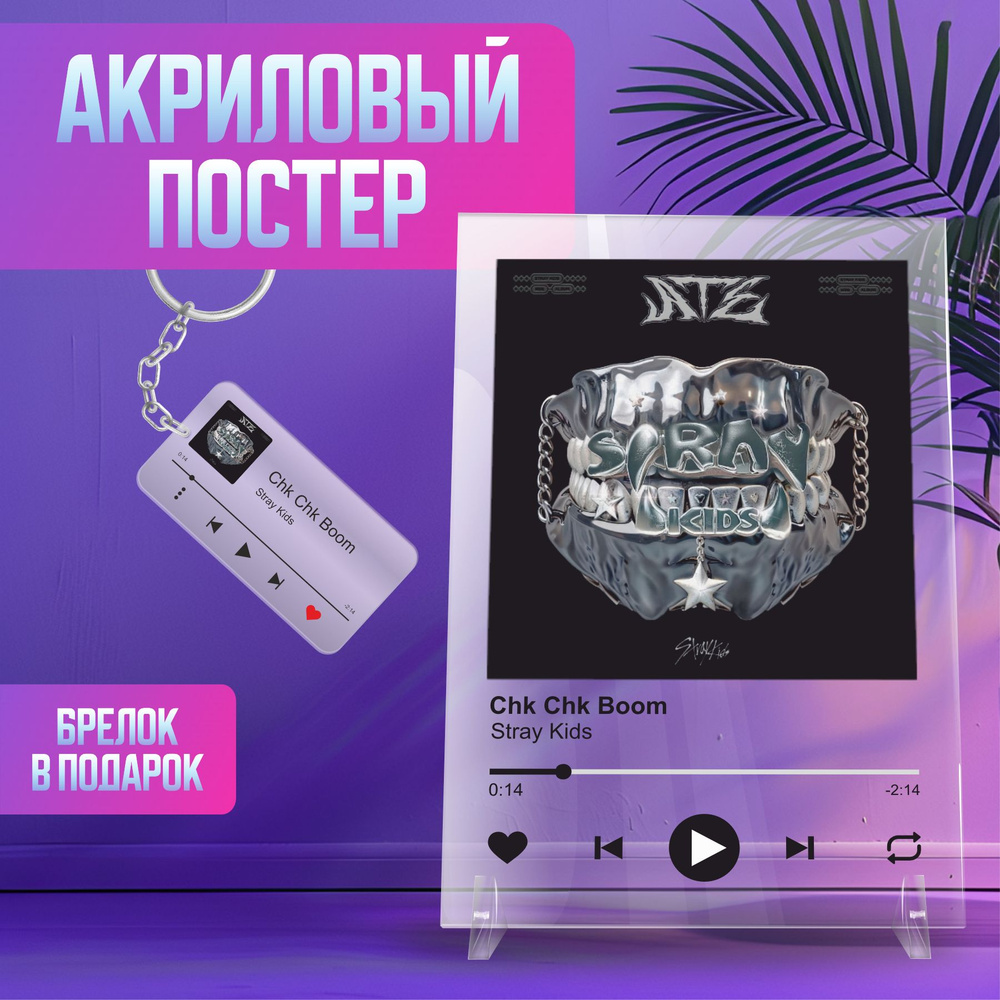 Spotify Спотифай постер интерьерный Stray Kids - Chk Chk Boom #1