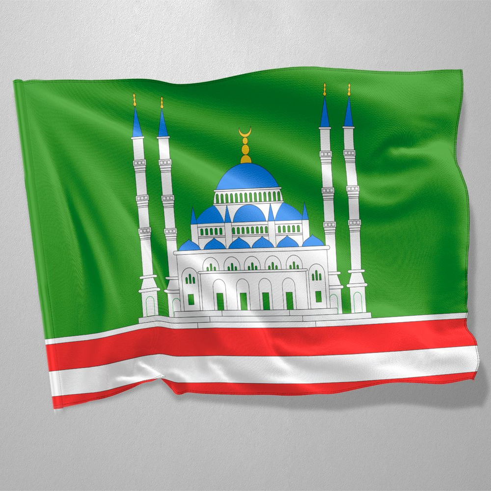 Флаг Грозного / Флаг города Грозный / 90x135 см. #1