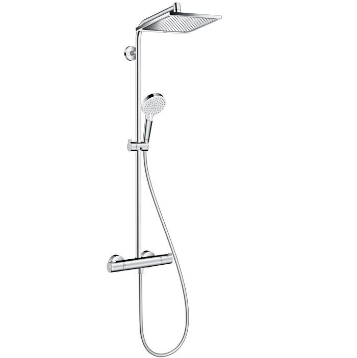 Душевая стойка Hansgrohe Crometta E 240 1jet Showerpipe 27284000 #1