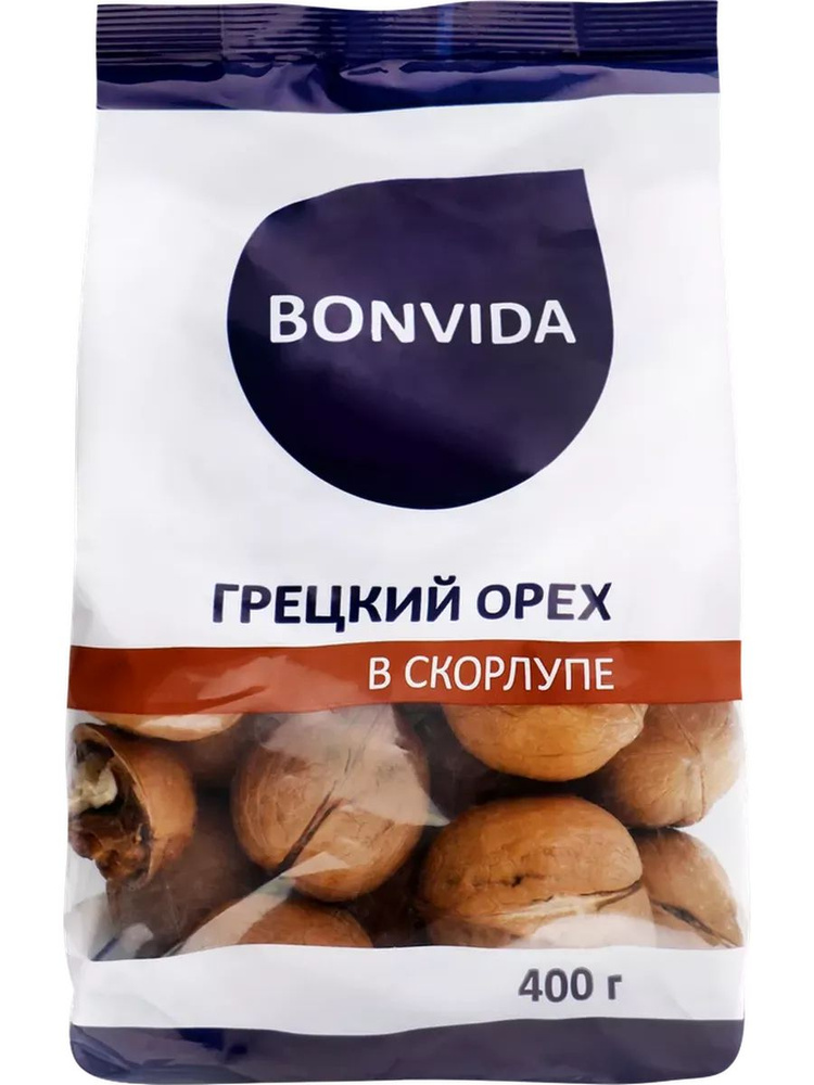 Орех грецкий BONVIDA в скорлупе, 400г #1