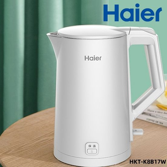 Haier Электрический чайник Haier Электрический умный чайник;с функцией подогрева;HKT-K8B17W, белый, бежевый #1