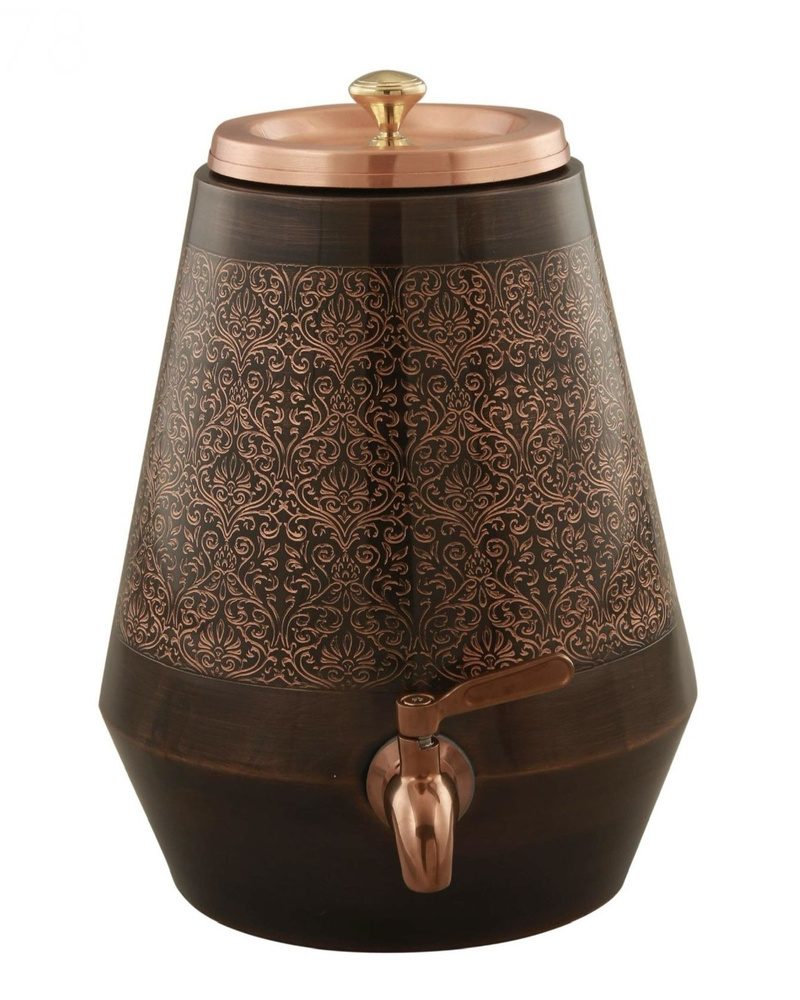 Shekhor Медный кувшин с краном Акант для настаивания воды Индия Шехор Copper jug SHK08 8 л  #1