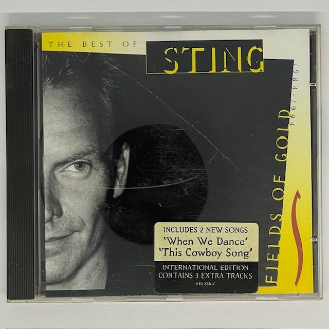 Музыкальный диск Sting-1984-1994 Fields Of Gold (The Best Of Sting 1984 - 1994) (CD, EUROPE) '94 NM  #1