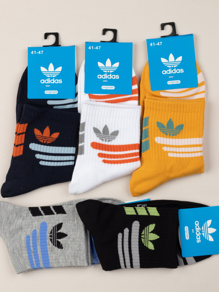 Комплект носков adidas, 5 пар #1