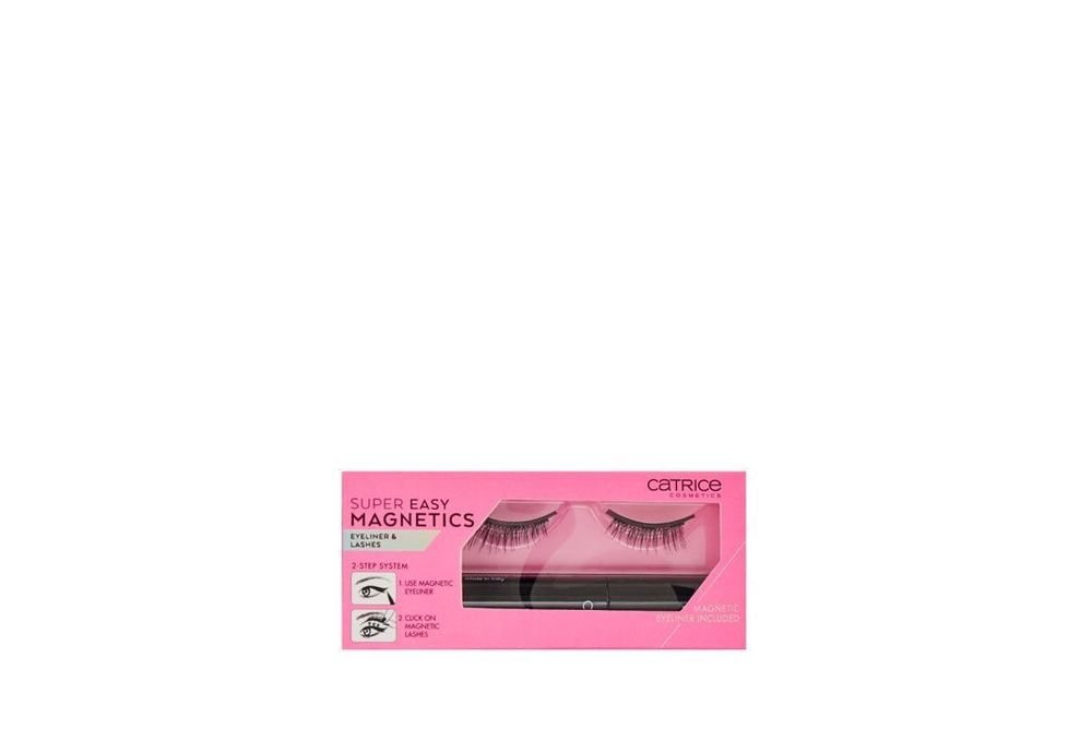 Магнитные накладные ресницы и подводка для глаз / Catrice, Super Easy Magnetics 020 / 1мл  #1