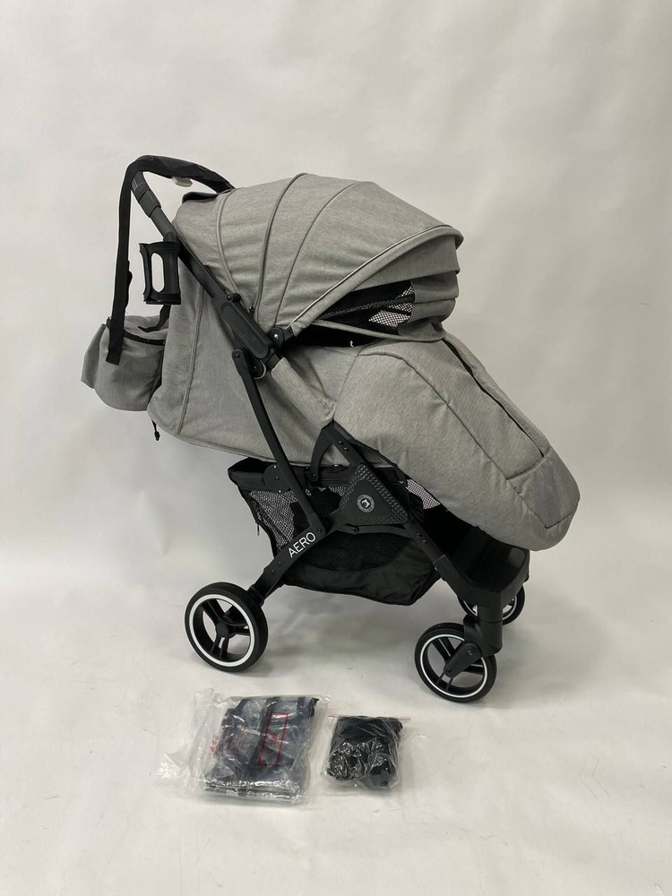 Коляска Ining baby прогулочная AERO L100 grey #1