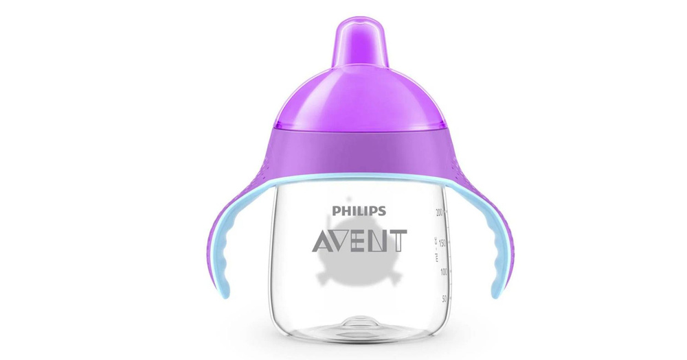 Philips AVENT Поильник-непроливайка 260 мл, 12м+, фиолетовый (SCF753/14)  #1