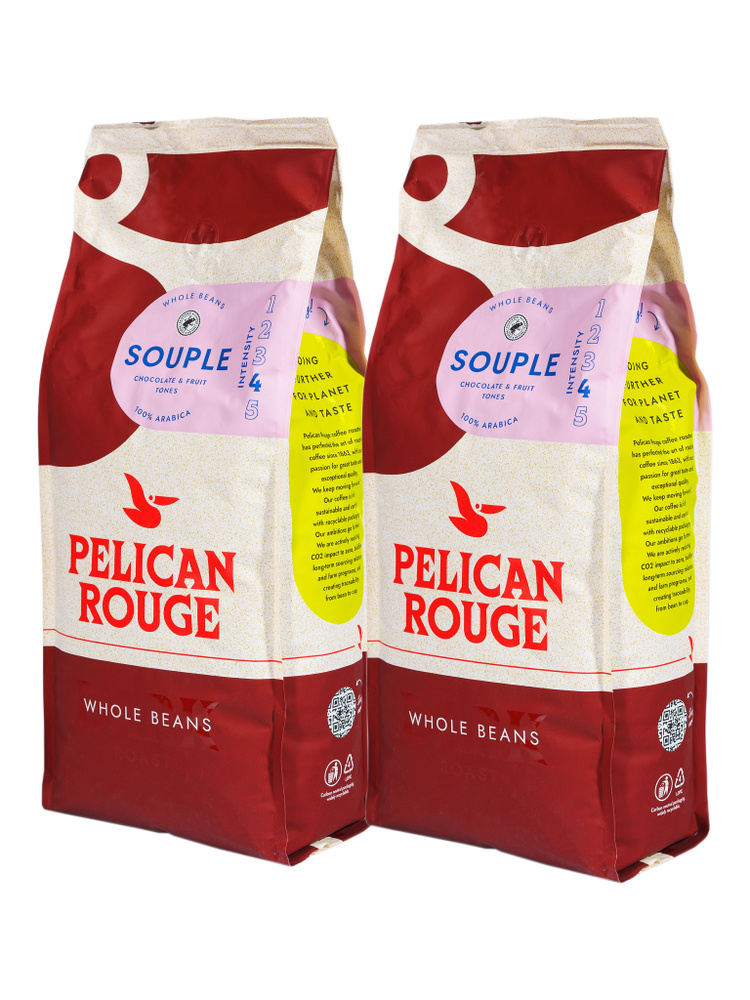 Кофе в зернах PELICAN ROUGE "SOUPLE", набор из 2 шт. по 1 кг #1