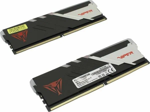 Patriot Memory Оперативная память Модуль памяти DIMM 32GB DDR5-6800 K2 PVVR532G680C34K PATRIOT 2x16 ГБ #1