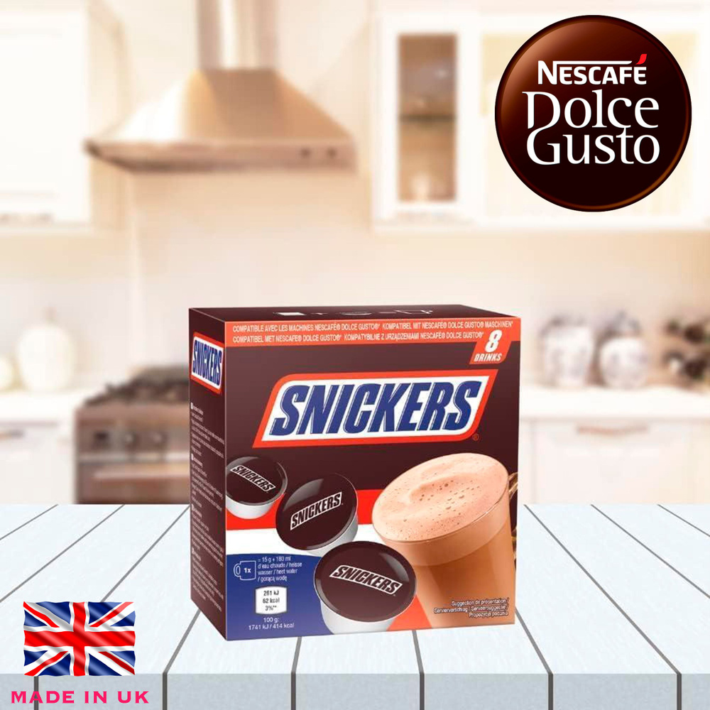 Горячий шоколад в капсулах Dolce Gusto Snickers Chocolate, 8 шт 120 г #1