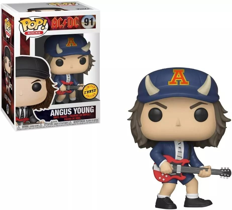 Фигурка Funko Pop! Angus Young AC/DC Chase (Фанко Поп Ангус Янг из группы AC/DC)  #1