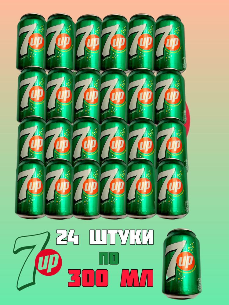 газированный напиток 7UP, Афганистан, 24шт 7200мл #1