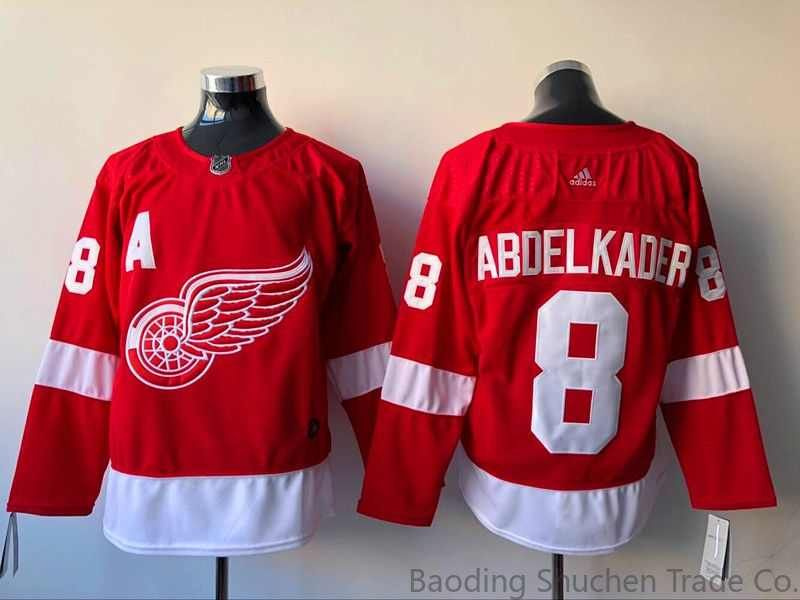 NHL МАЙКА ХОККЕЙНАЯ Детройт Ред Уингз Красный дом Аутентичный Джерси Detroit Red Wings Jersey  #1