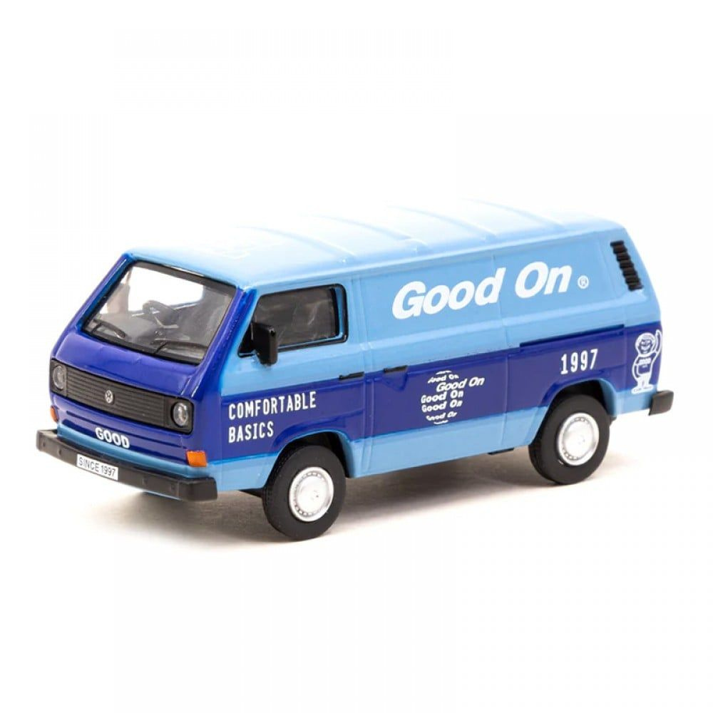 Машинка Tarmac Works 1/64 Volkswagen T3 Panel Van Good On Diecast Scale Model Car #1