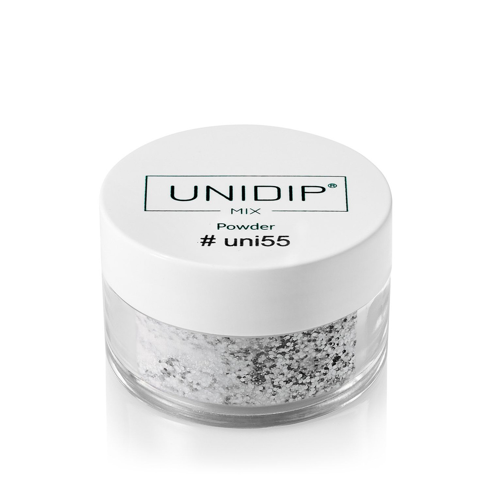 UNIDIP #uni55 Дип-пудра для покрытия ногтей без УФ 14 г #1